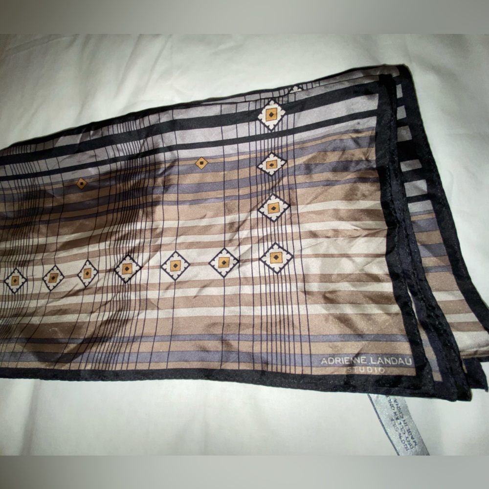Adrianne Landau scarf silk